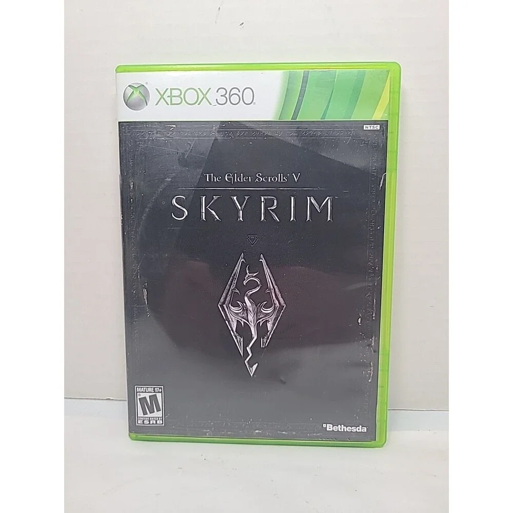 Elder Scrolls V Skyrim - Microsoft Xbox 360 with Manual CIB